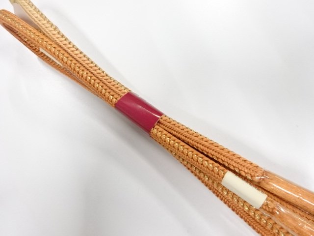 未使用品　正絹　手組帯締め